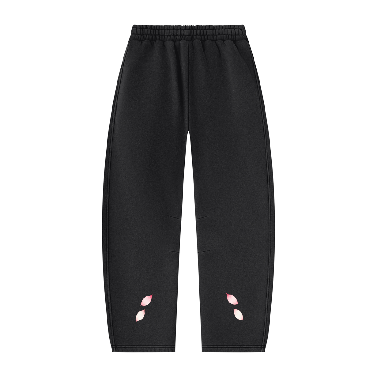 Cherry Blossom Barrel Sweatpants, back mockup