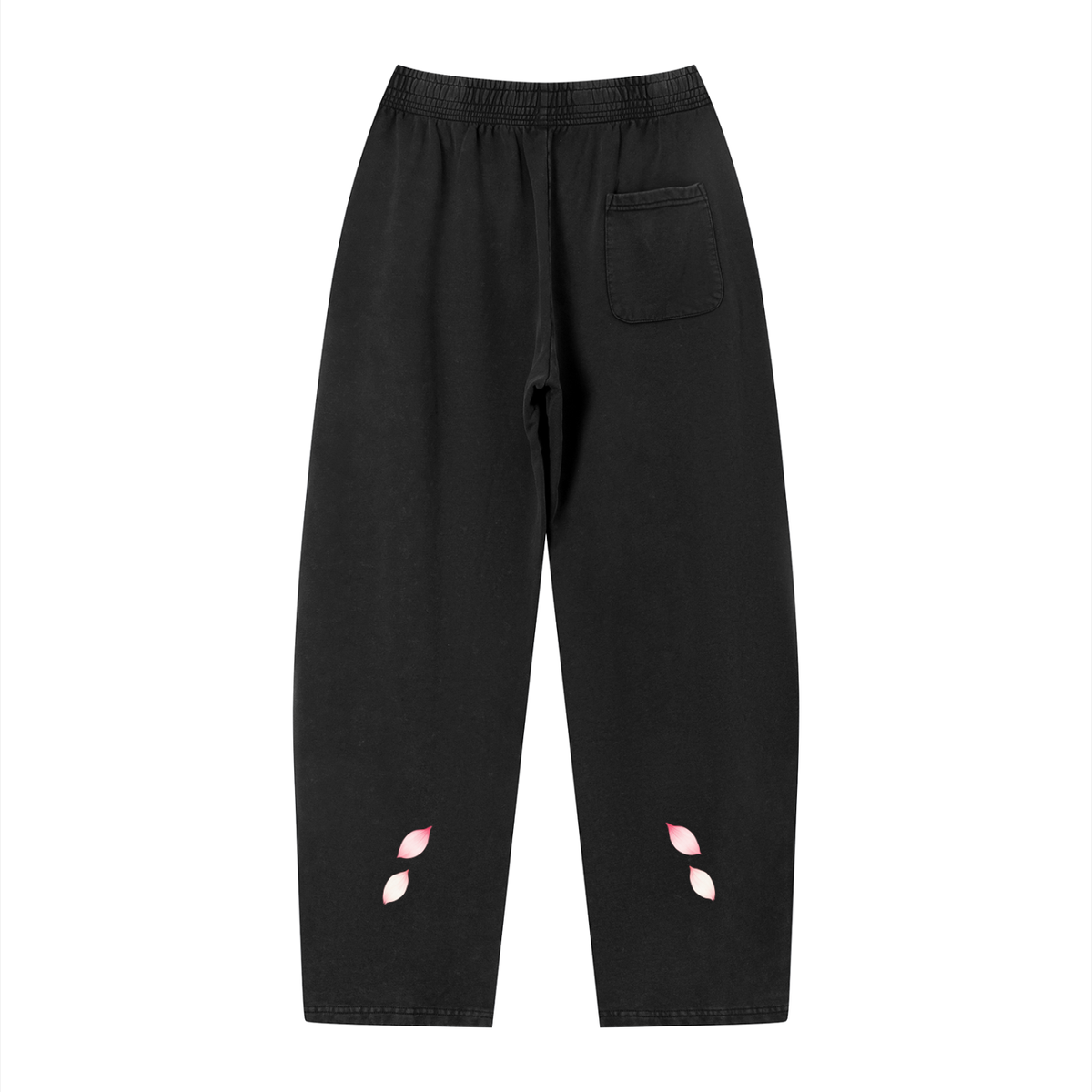 Cherry Blossom Loose Sweatpants, back mockup