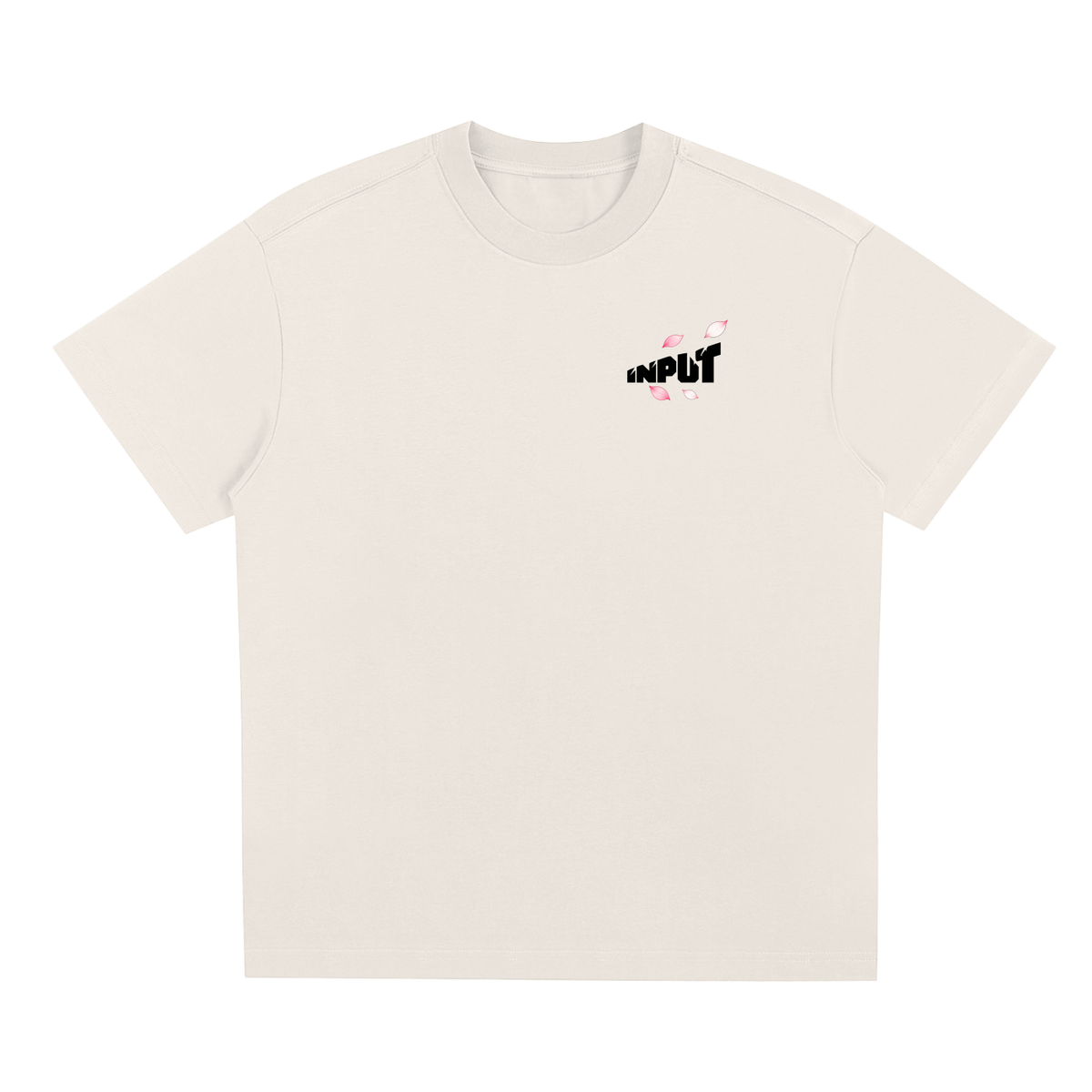 Cherry Blossom Tee in Apricot, front view